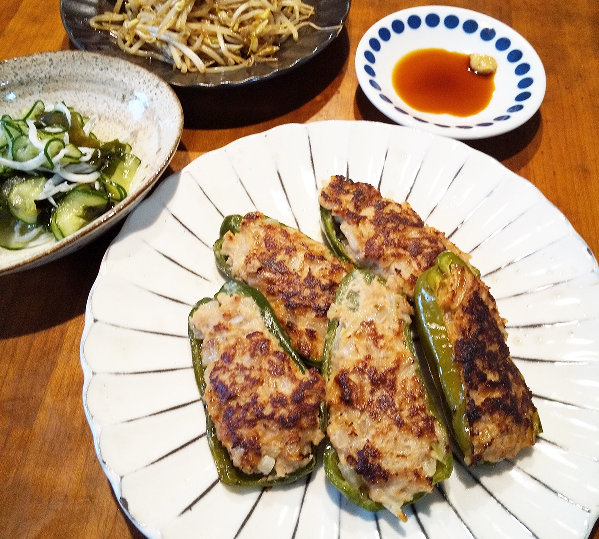 シン ピーマンの肉詰め Eatpick