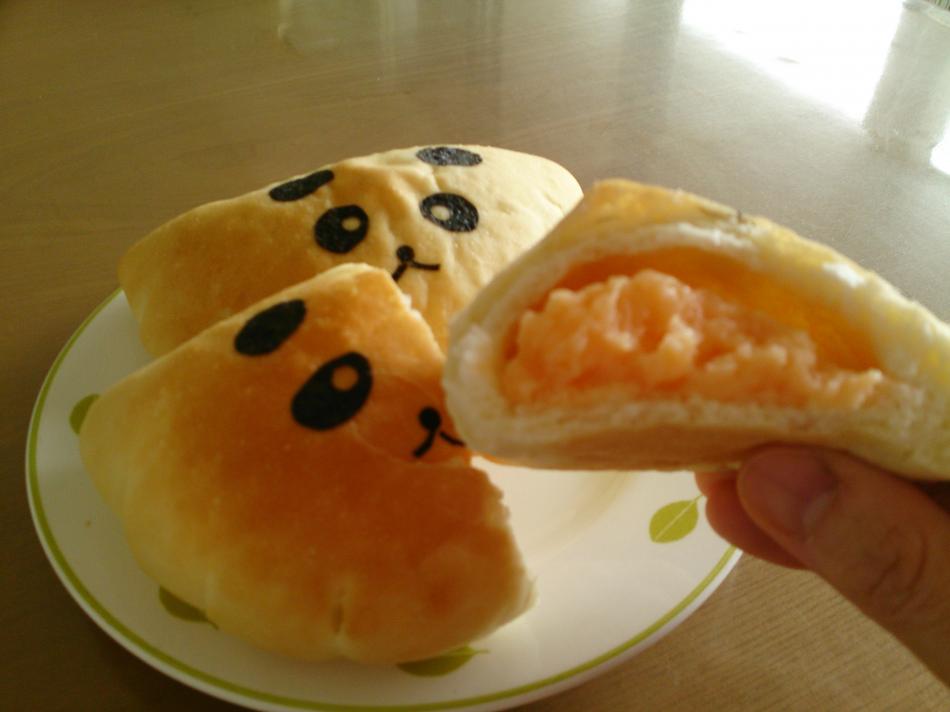 クリームパンダ 焼きました Eatpick
