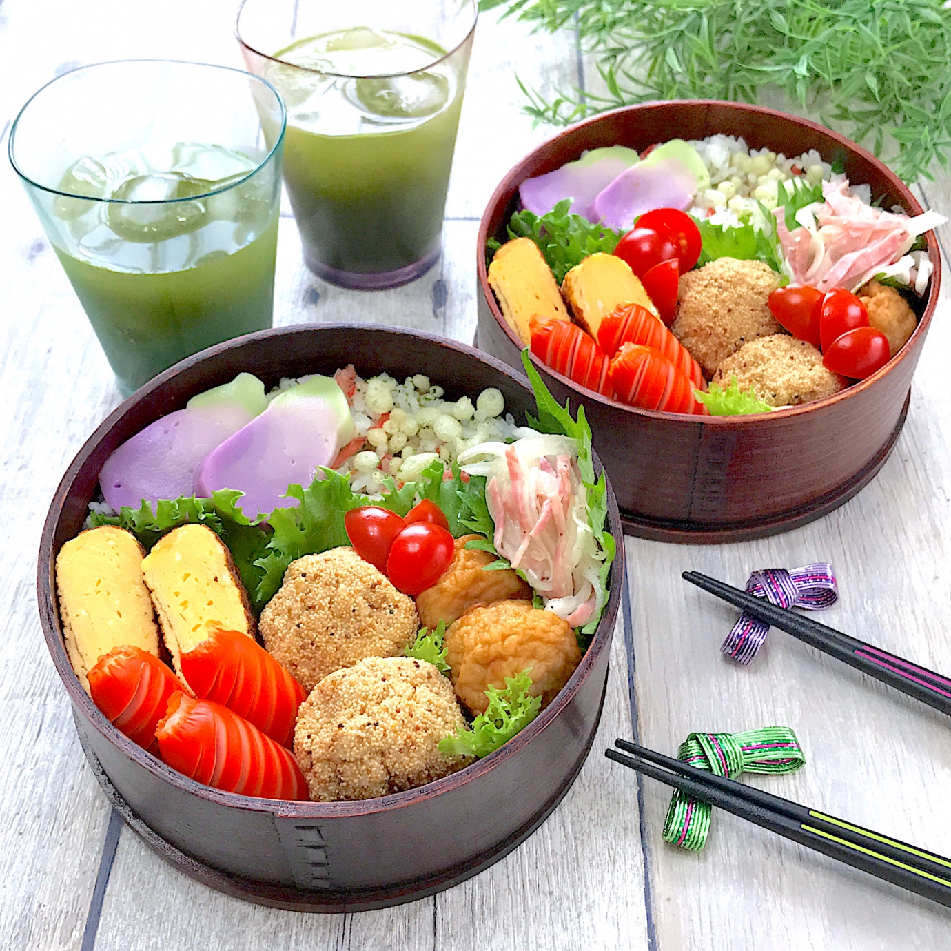 ポピーの鶏ひき肉団子弁当 Eatpick ポピーの鶏ひき肉団子弁当 Eatpick