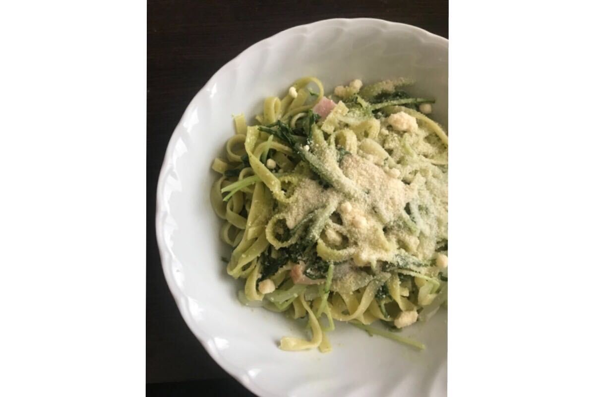 手作りバジルソースでパスタランチ Eatpick