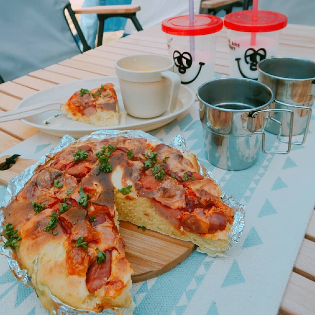 キャンプ飯 Hmで簡単 朝ごパン Eatpick