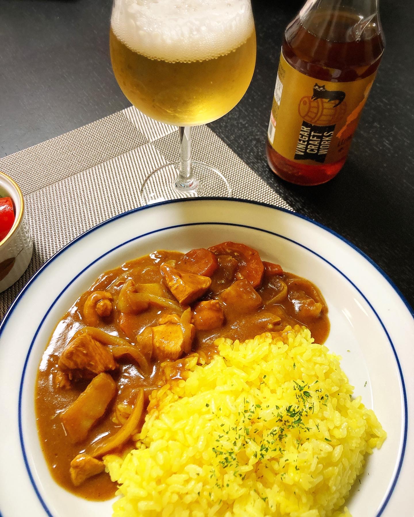 身体に良いなんちゃってビールで晩ご飯 Eatpick