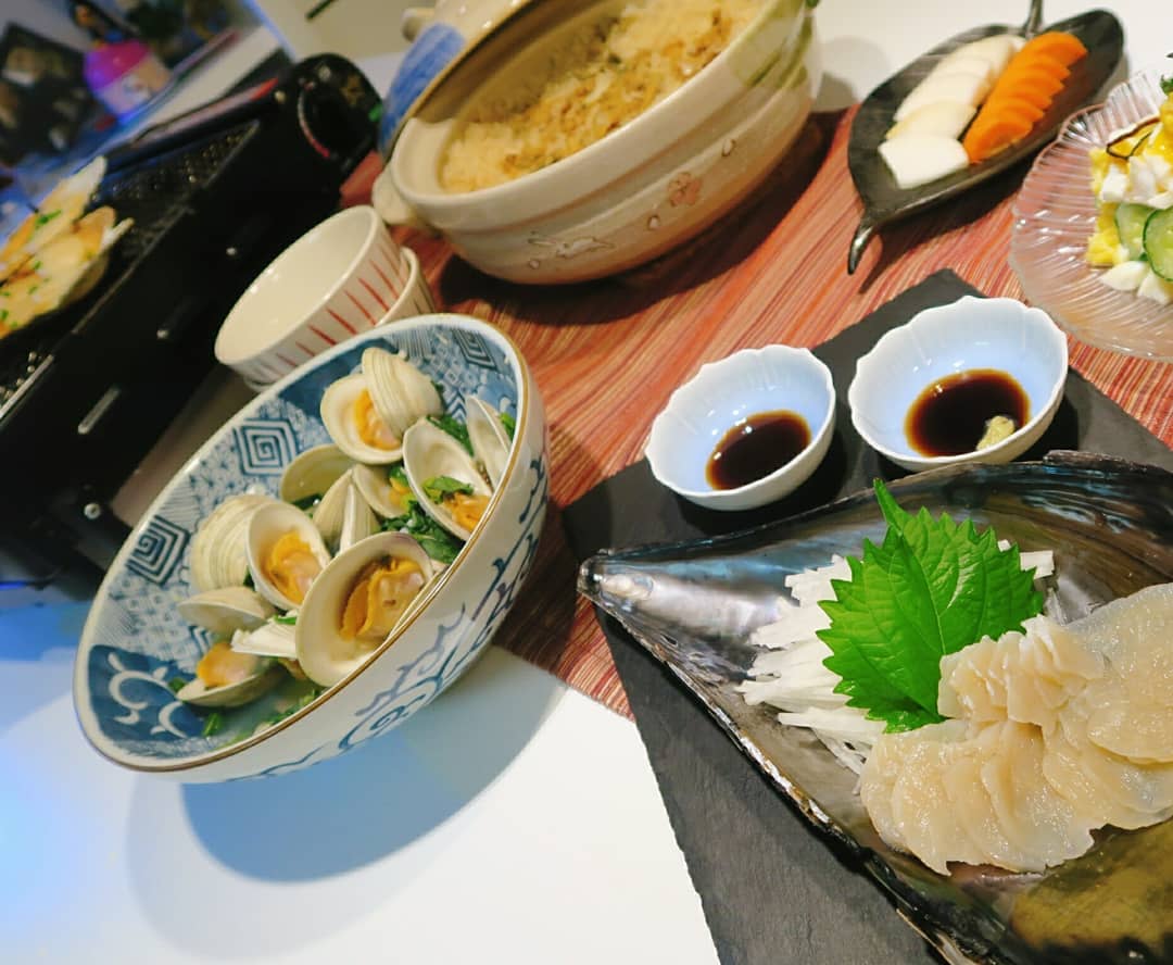 貝祭 メインはタイラギ貝のお刺身で Eatpick
