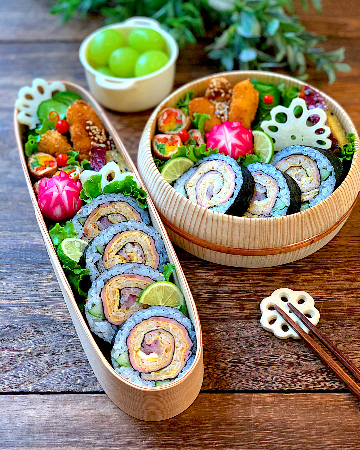 失敗した 薔薇海苔巻き弁当 Eatpick