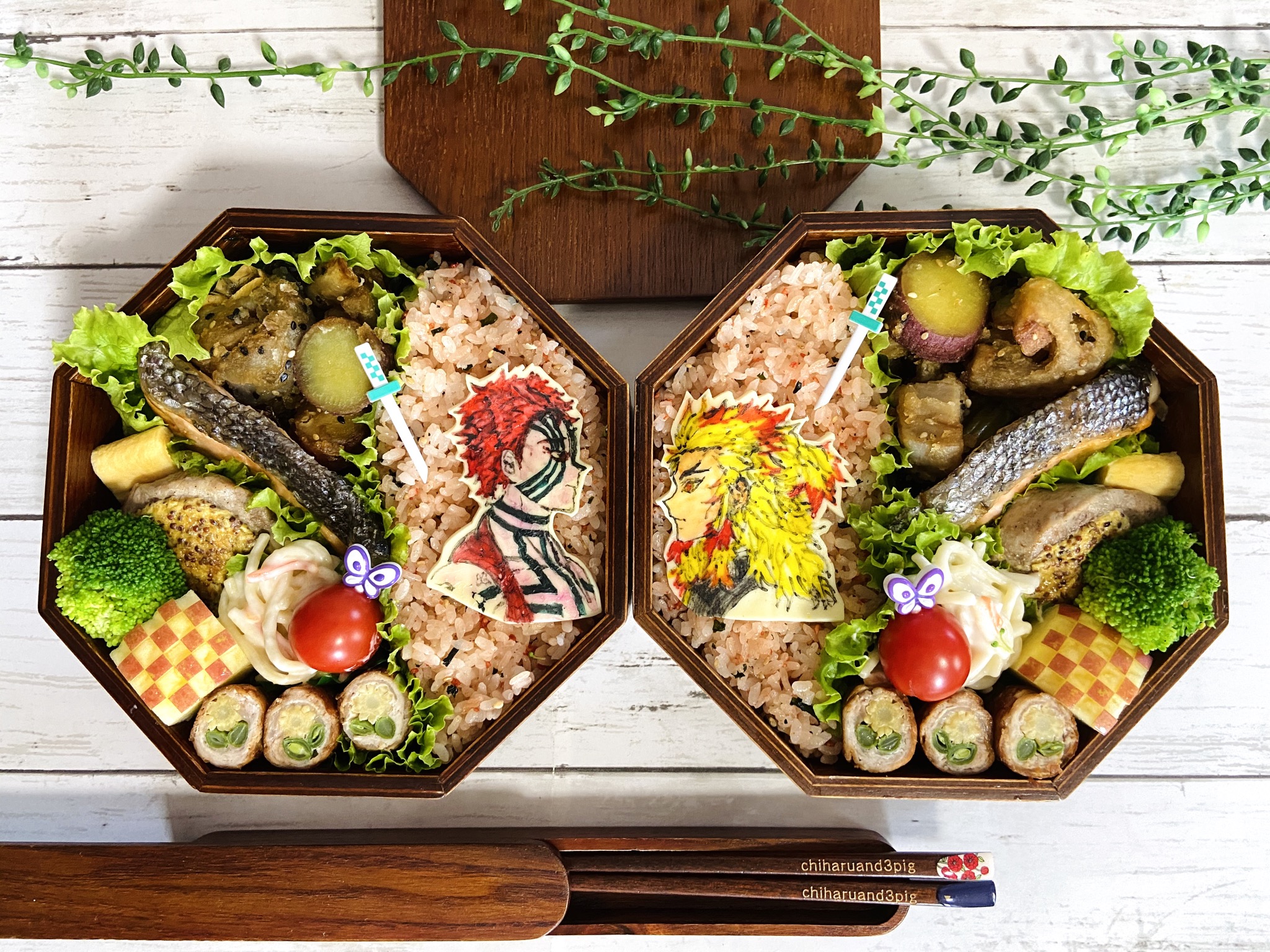 鬼滅の刃 無限列車編弁当 Eatpick 鬼滅の刃 無限列車編弁当 Eatpick