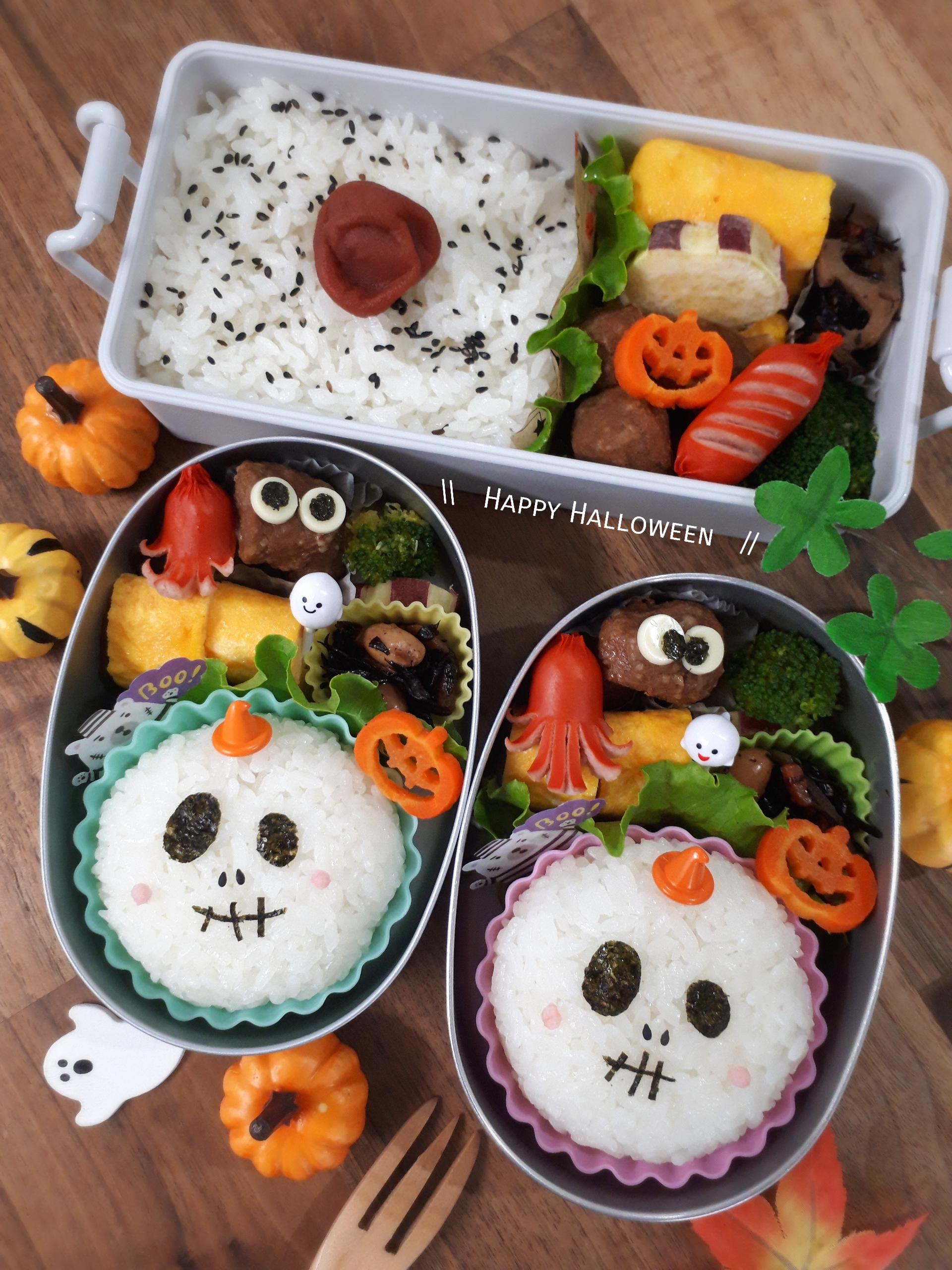 ハロウィン弁当 Eatpick