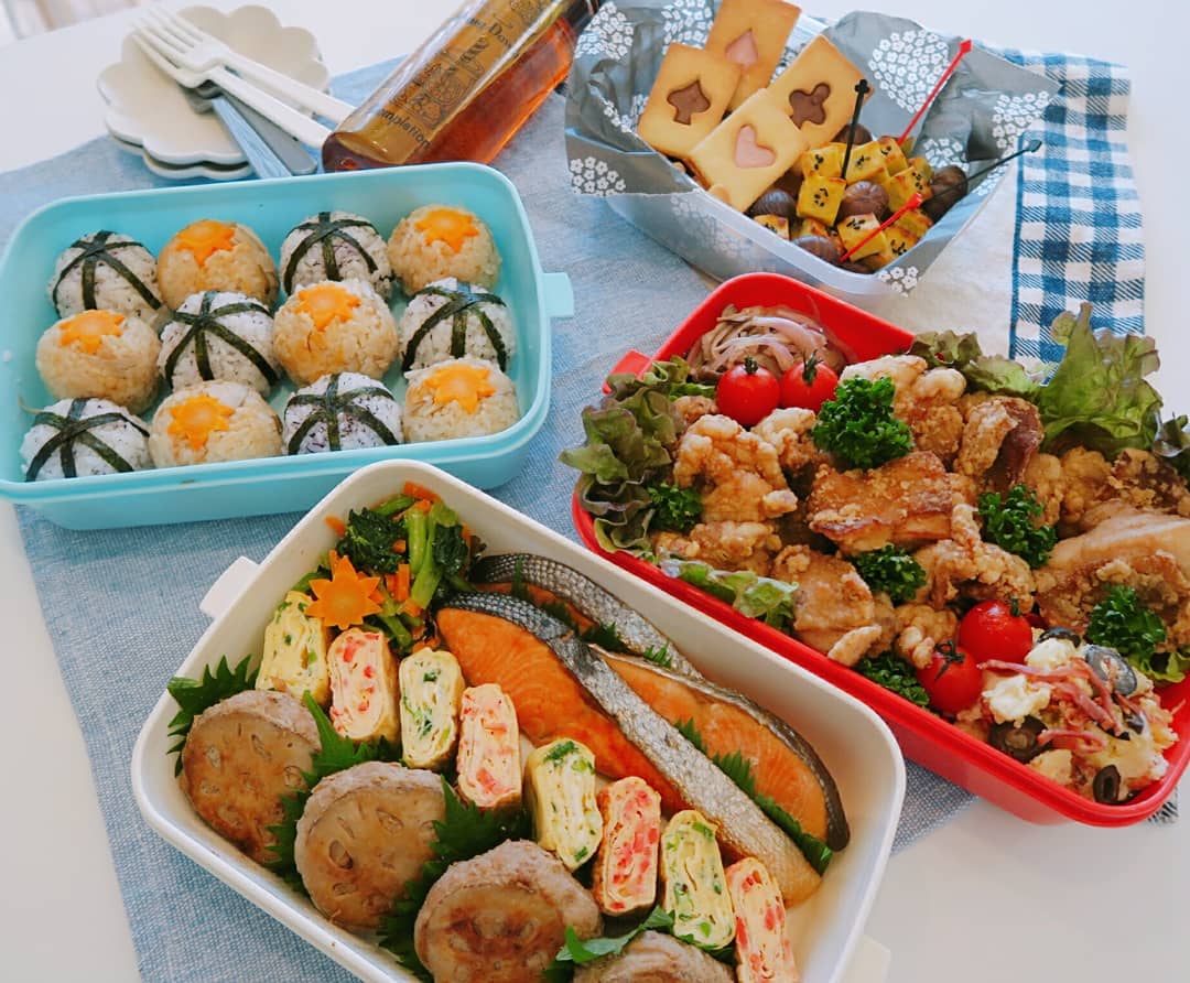 秋のピクニック弁当 Eatpick