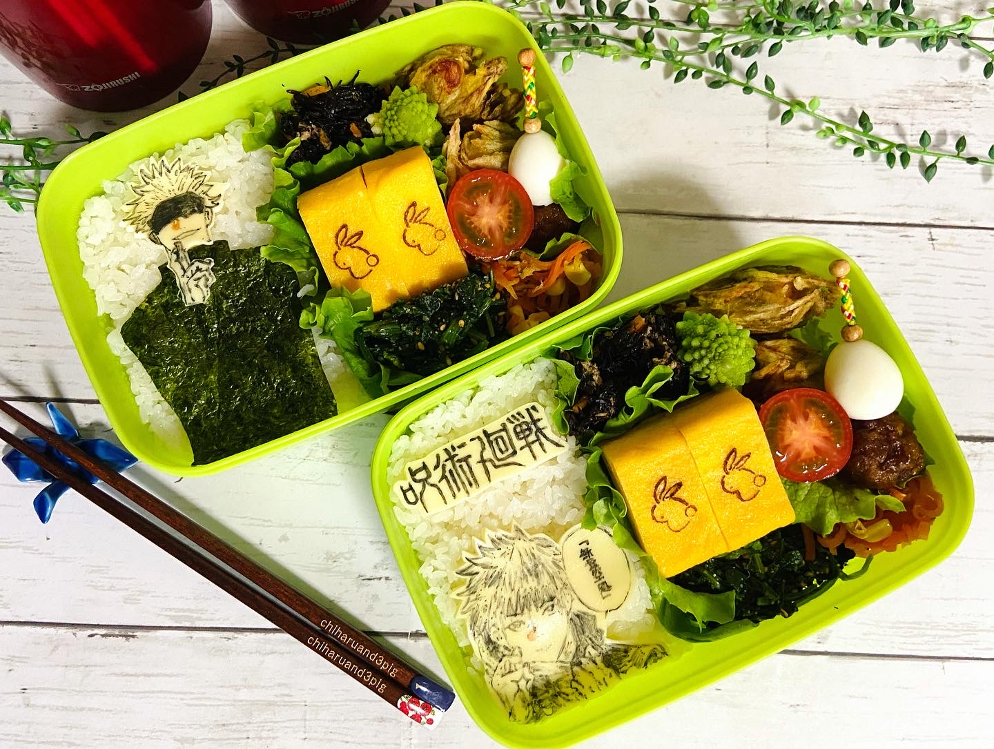 呪術廻戦 五条悟弁当 Eatpick 呪術廻戦 五条悟弁当 Eatpick