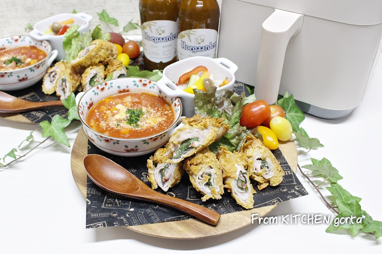 レコルト エアーオーブンで作ろう クリスピーロールカツ Eatpick レコルト エアーオーブンで作ろう クリスピーロールカツ Eatpick