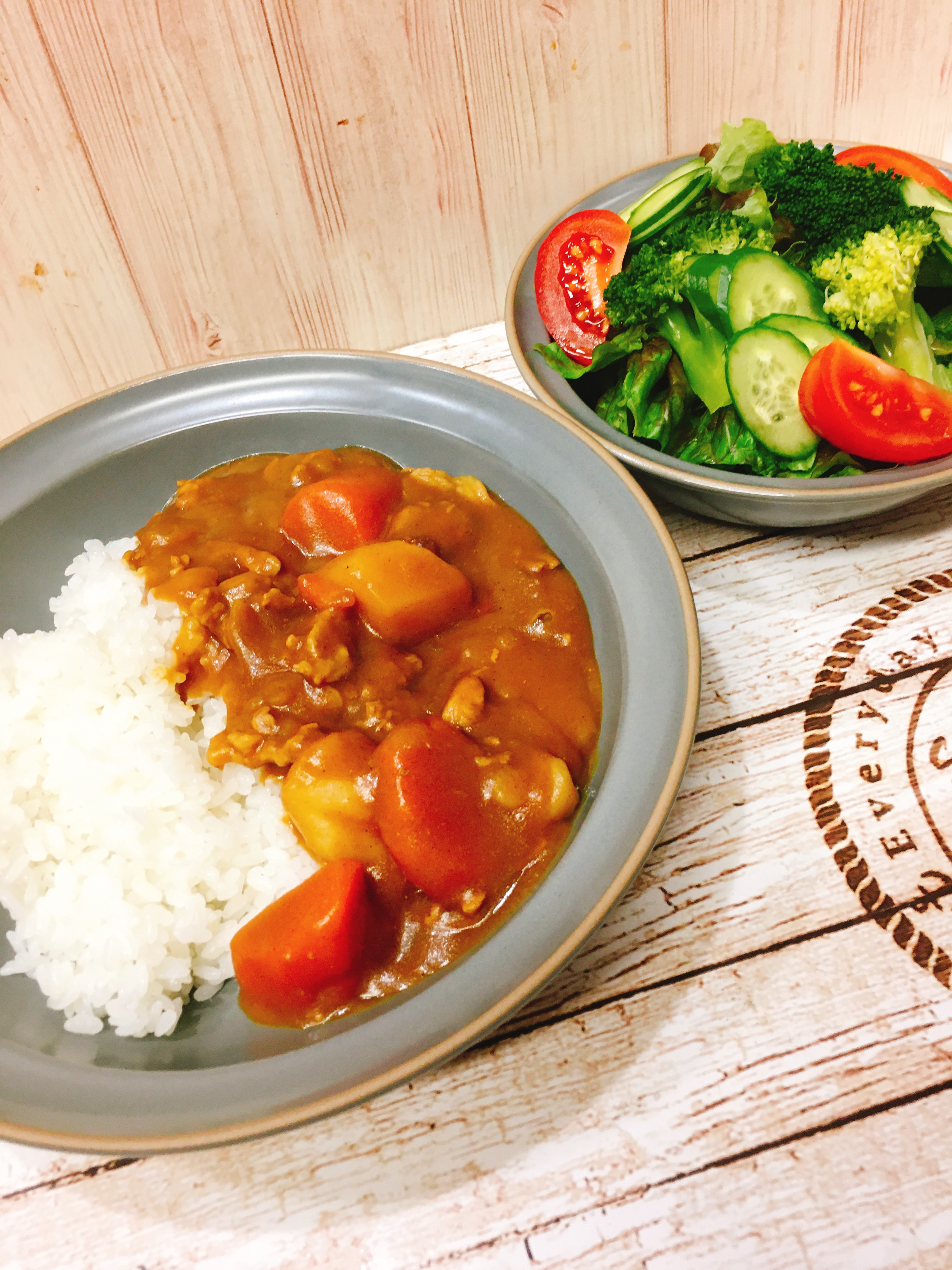 次女が作ったカレーライス Eatpick