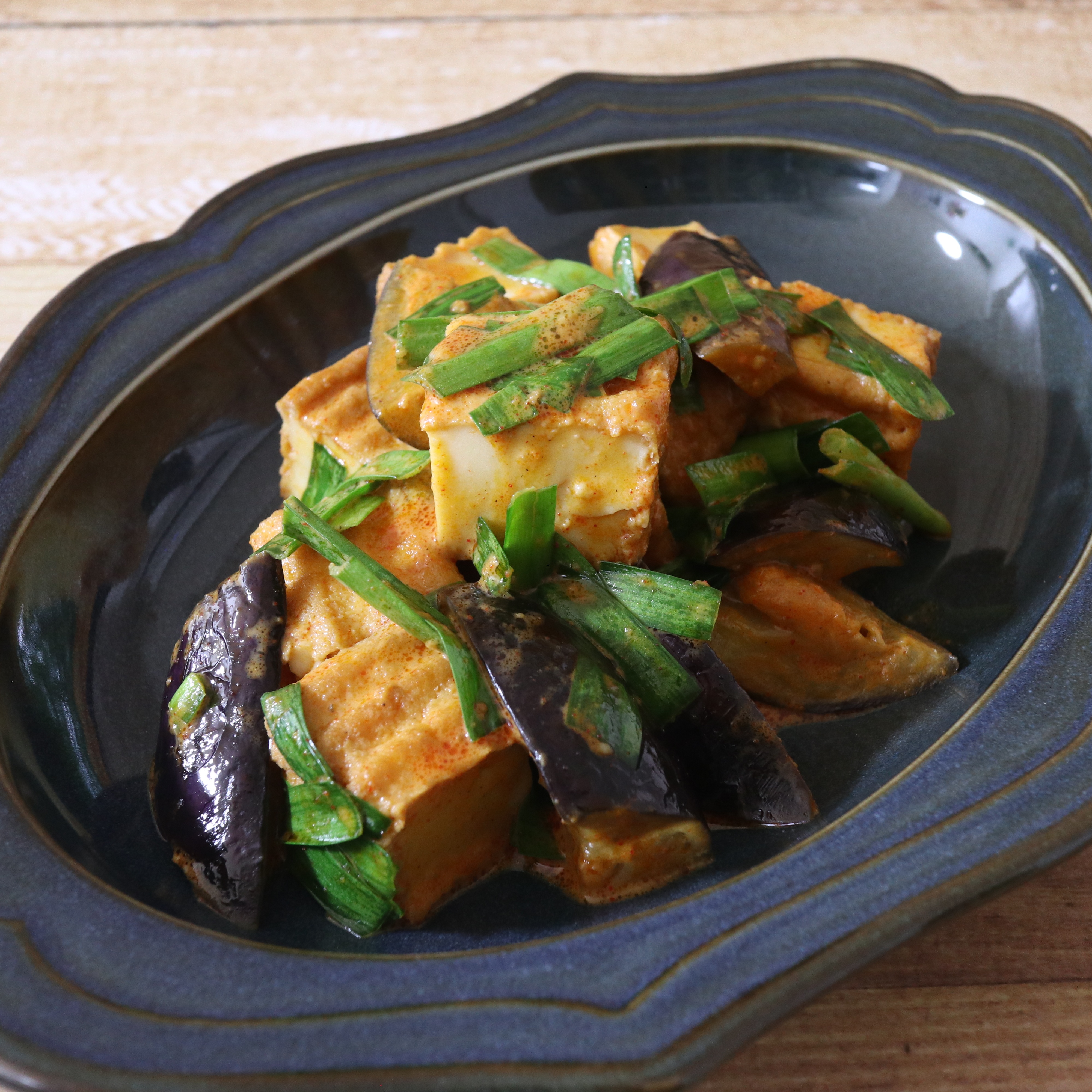 茄子とにらの冷凍方法と 茄子と厚揚げのコチュマヨ炒め Eatpick