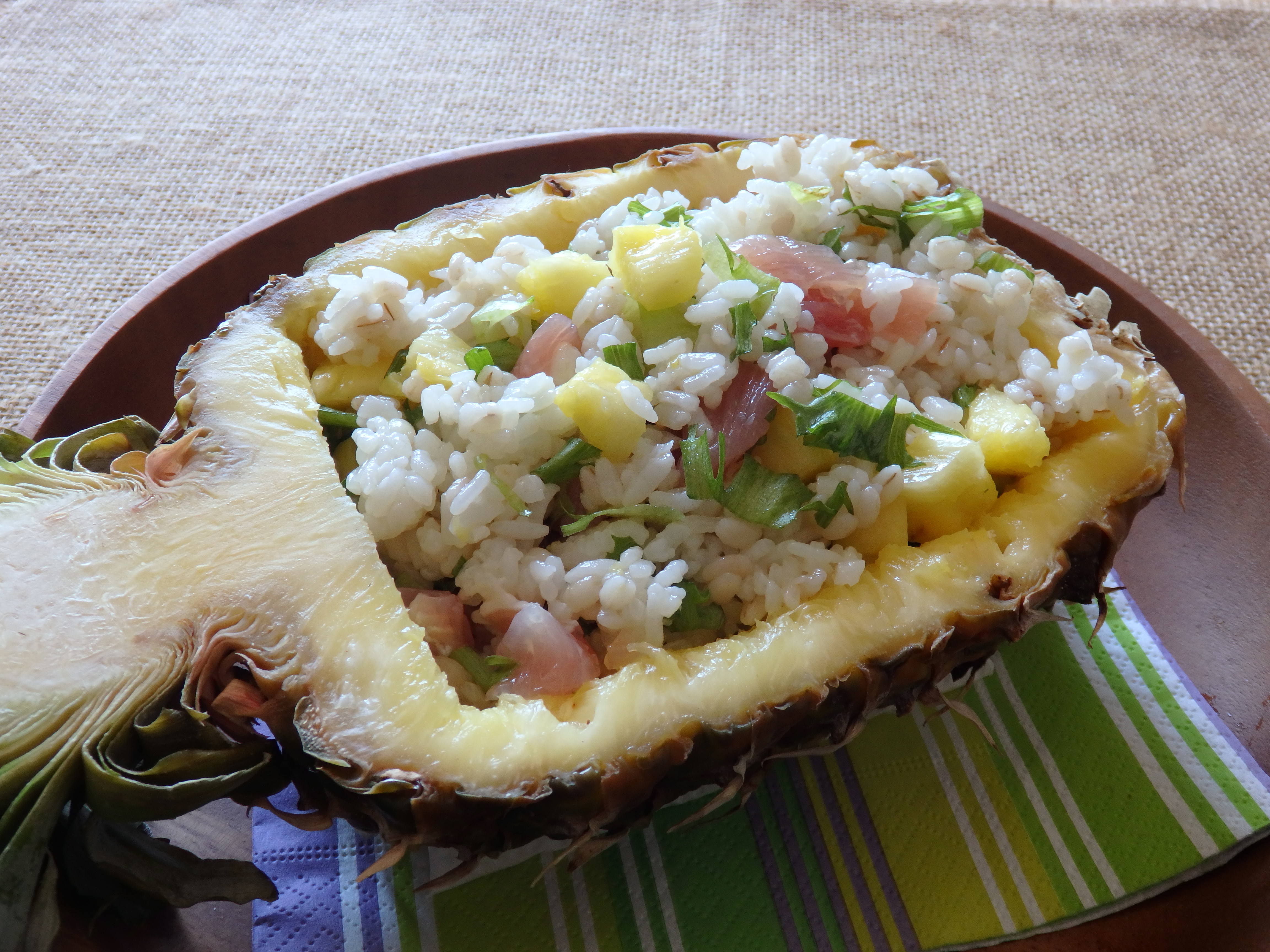 もち麦入りパイナップルライスサラダ Eatpick