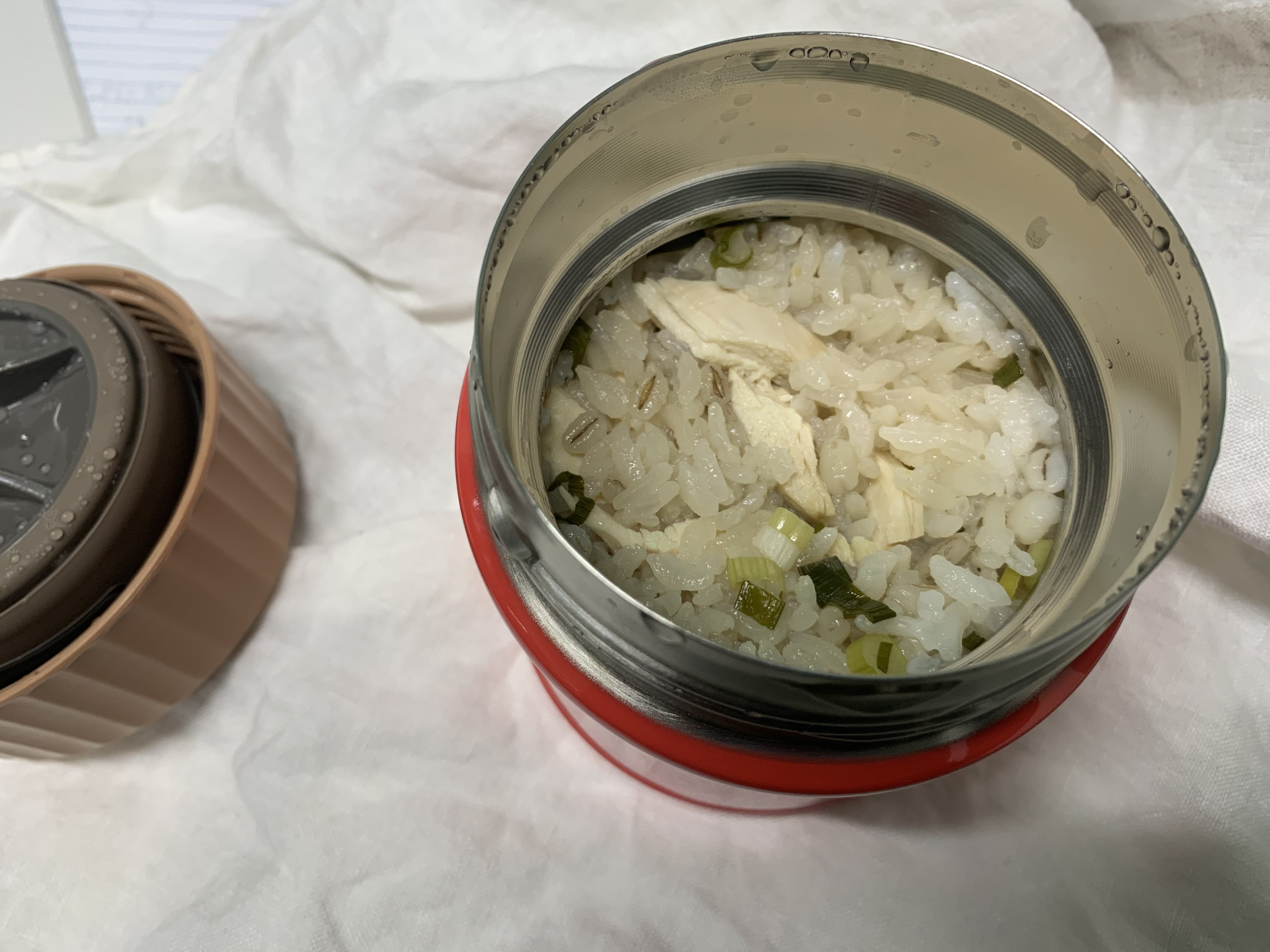スープジャーでもち麦雑炊を作る方法 Eatpick スープジャーでもち麦雑炊を作る方法 Eatpick