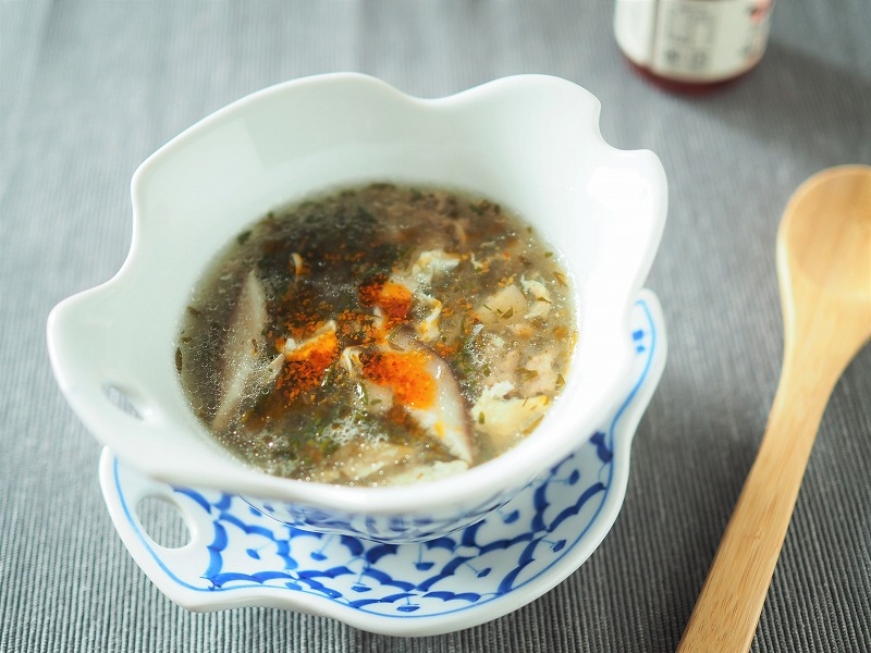 ４月食材レシピ アカモクのサンラータン Eatpick