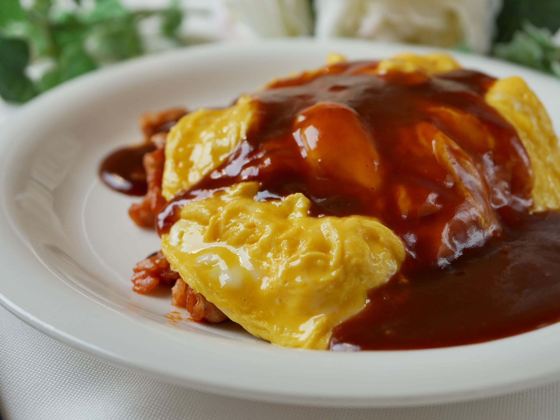 ぐっち夫婦のふわとろデミオムライス Eatpick