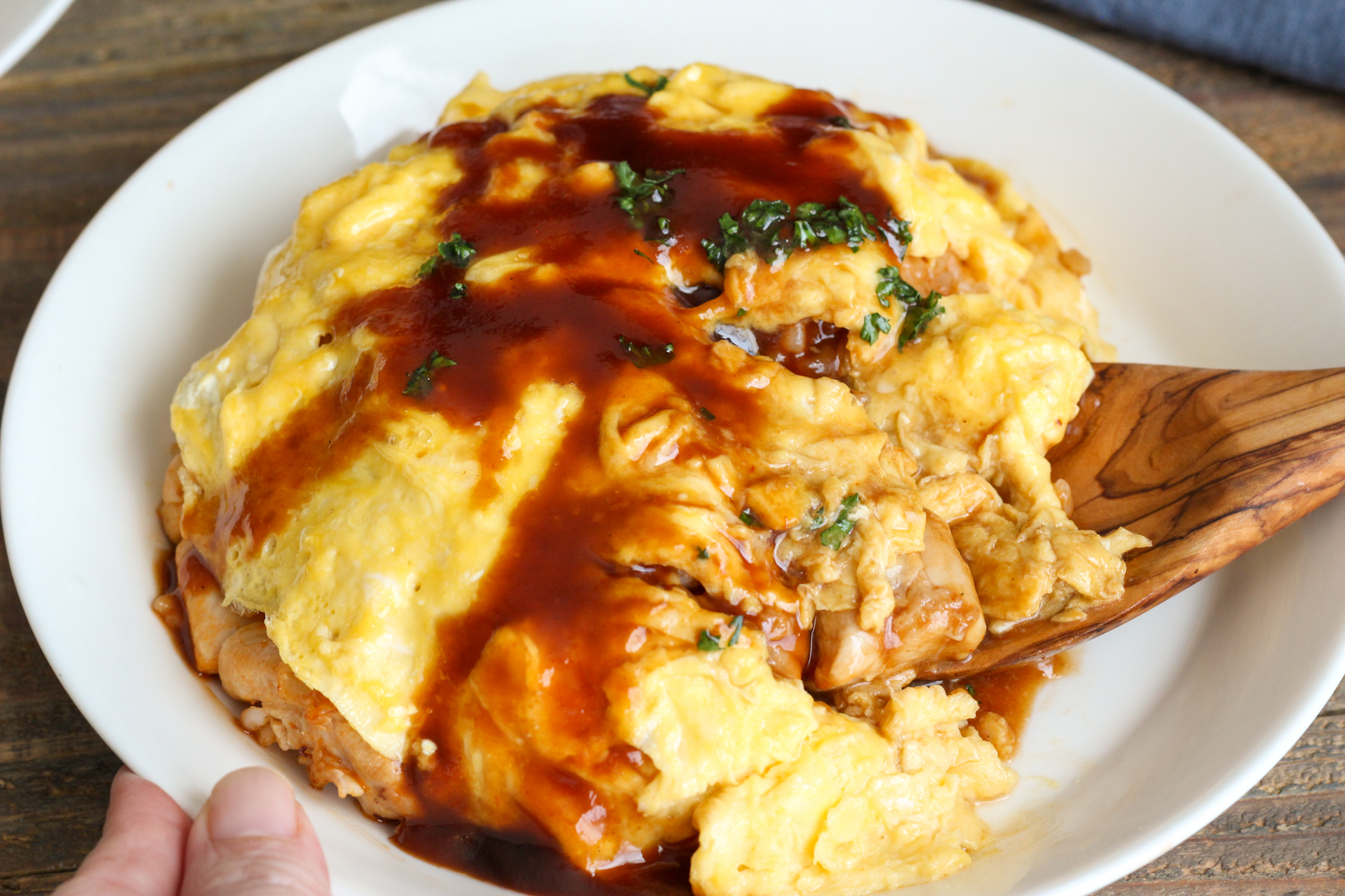 ぐっち夫婦レシピ 失敗しない ふわとろデミオムライス つくれぽ Eatpick