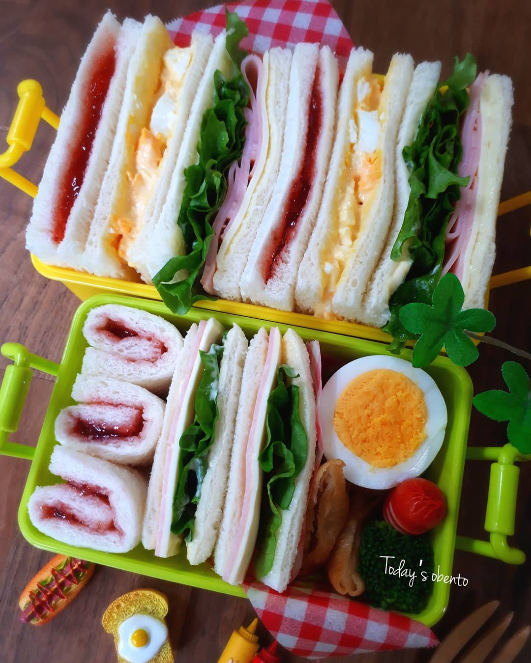 サンドイッチ弁当 Eatpick