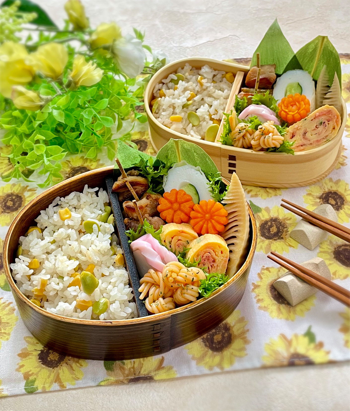 とうもろこしと枝豆ご飯弁当 Eatpick とうもろこしと枝豆ご飯弁当 Eatpick