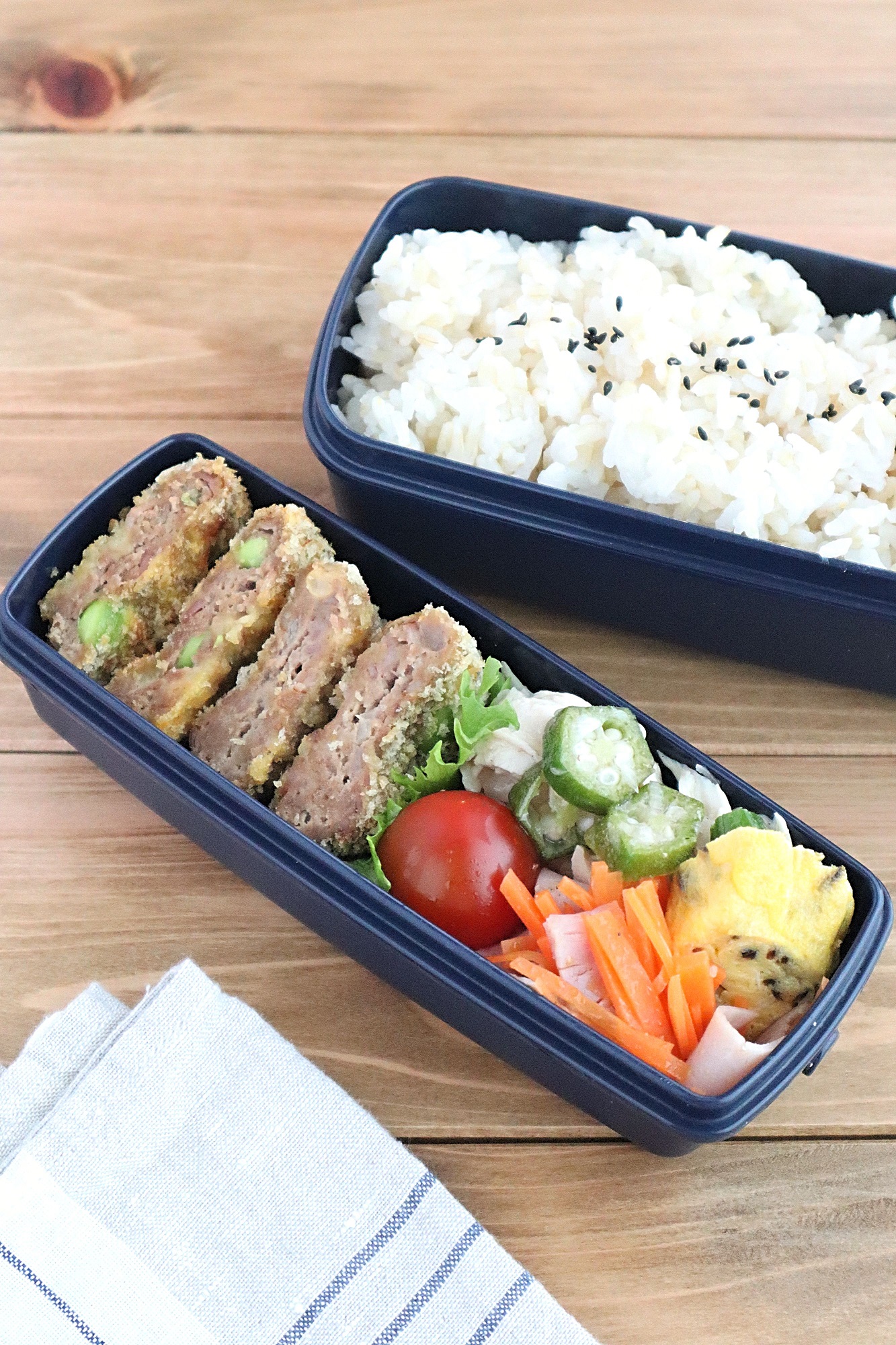 高校生弁当 枝豆とコーンのミンチカツ弁当 Eatpick 高校生弁当 枝豆とコーンのミンチカツ弁当 Eatpick
