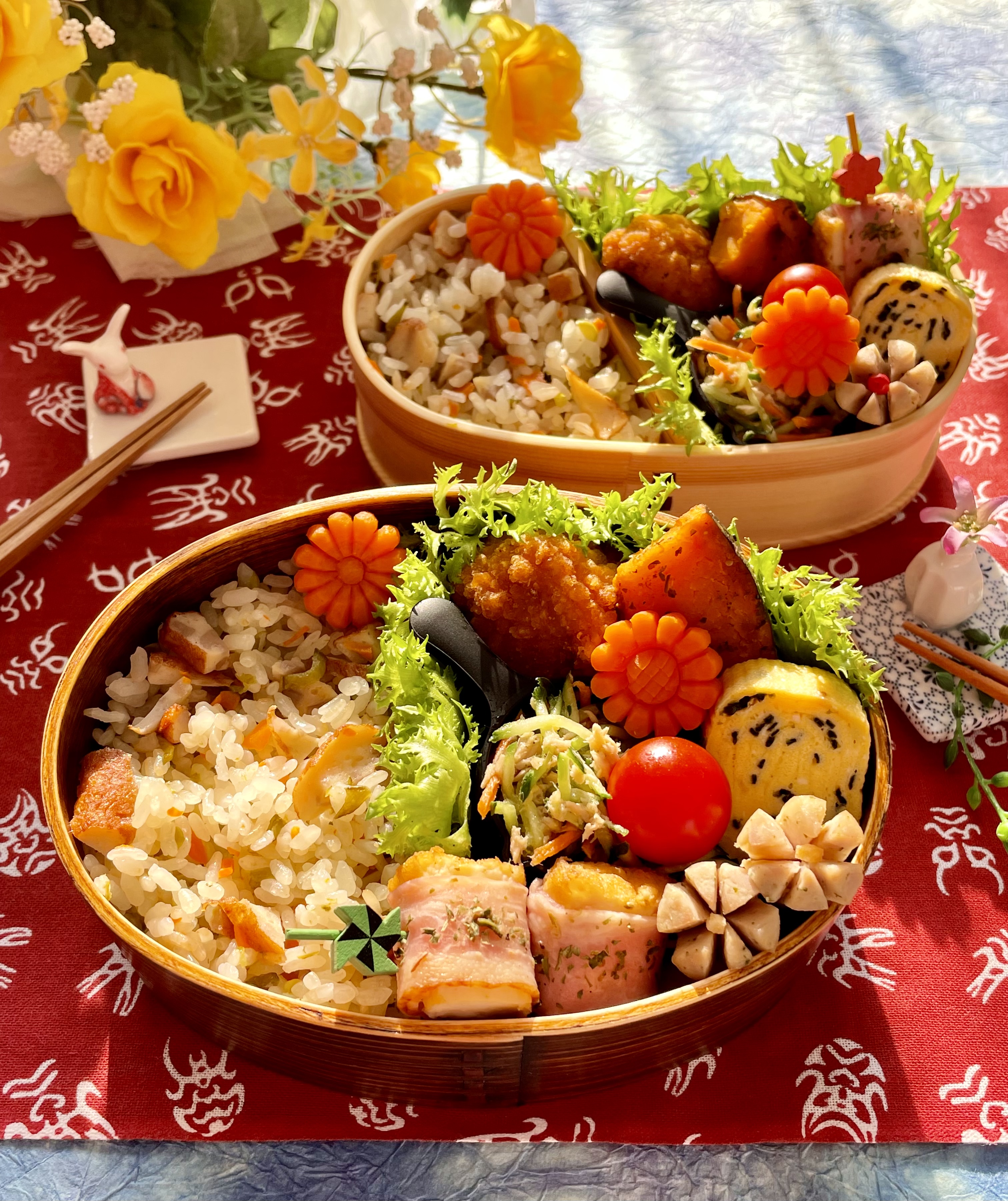 れんこん天の混ぜ込みちらし寿司弁当 Eatpick れんこん天の混ぜ込みちらし寿司弁当 Eatpick
