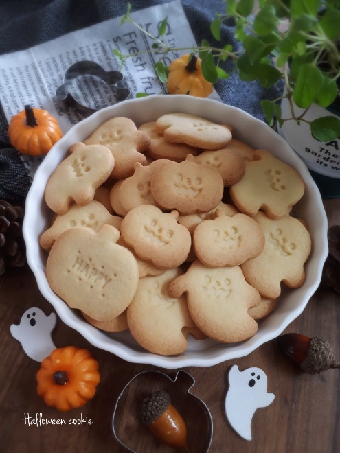 ハロウィン型抜きクッキー Eatpick