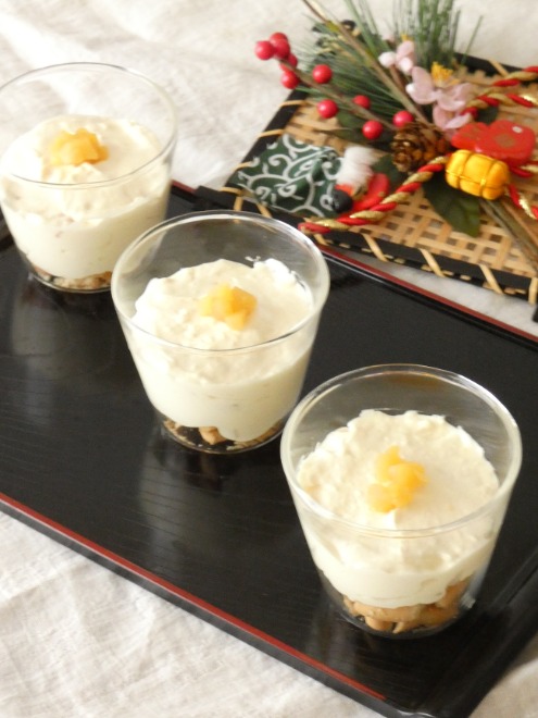 栗きんとんのリメイク ムースを作りました Eatpick