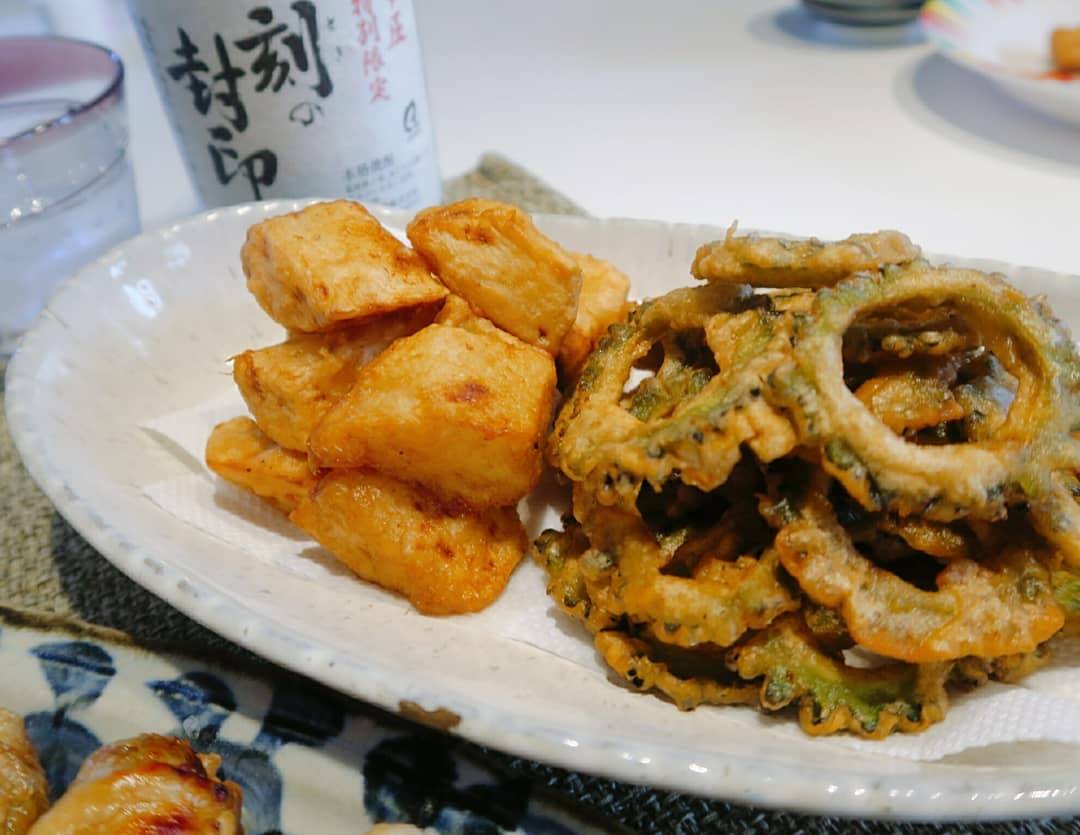 塩もみ不要 ゴーヤの唐揚げ Eatpick 塩もみ不要 ゴーヤの唐揚げ Eatpick
