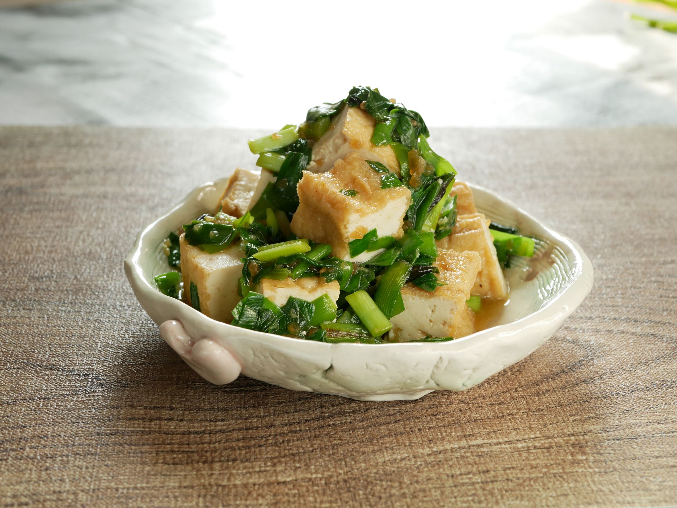 にらと厚揚げのおつまみ Eatpick