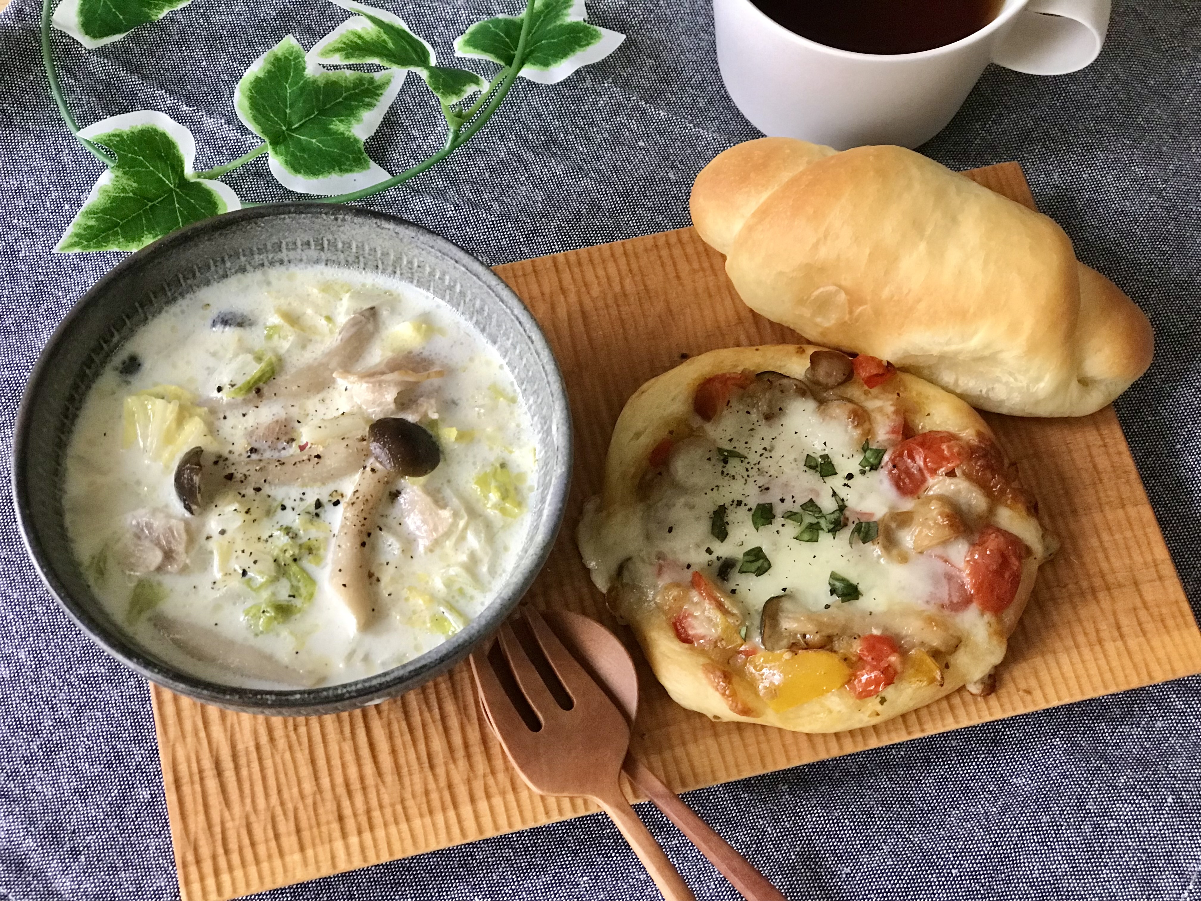 白菜としめじのミルクスープ Eatpick 白菜としめじのミルクスープ Eatpick