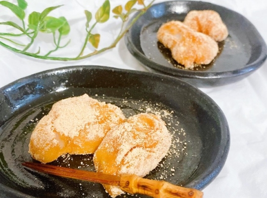 レンジでパパッと柔らかきなこ餅♡