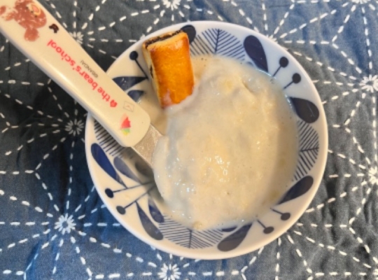 混ぜて凍らせるだけ☆ハニーバナナヨーグルトアイス